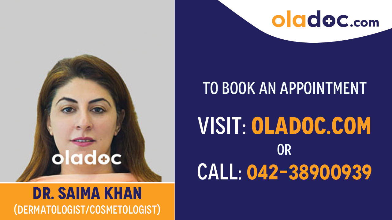 Book appointment with Dr. Saima Khan-best Dermatologist Islamabad 
